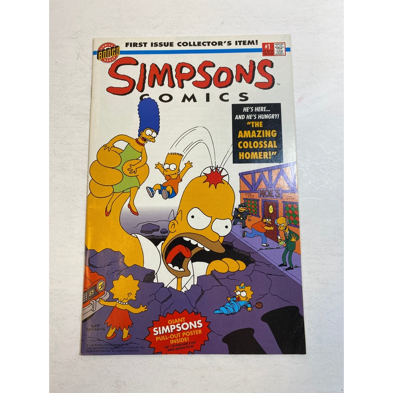 Simpsons Comics No. 1 Bongo Comic 1993