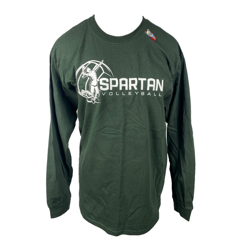 Spartan Volleyball Long Sleeve T-Shirt Unisex Size M