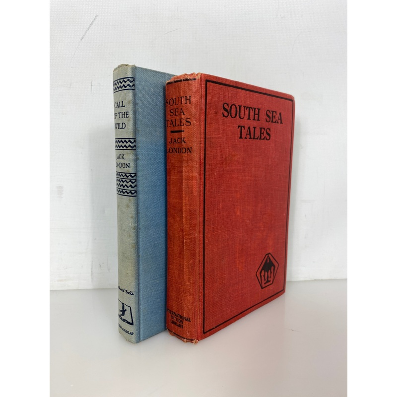 2 Jack London Volumes: South Sea Tales 1911/Call of the Wild 1931 HC