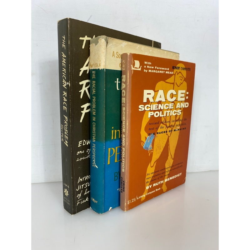 3 Vols: American Race Problem/Race Science & Politics/in Christian Perspective