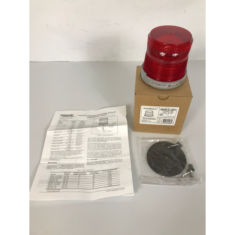 AdaptaBeacon 48SINR-G1-20WH Steady-On Automotive Light *New in Box*