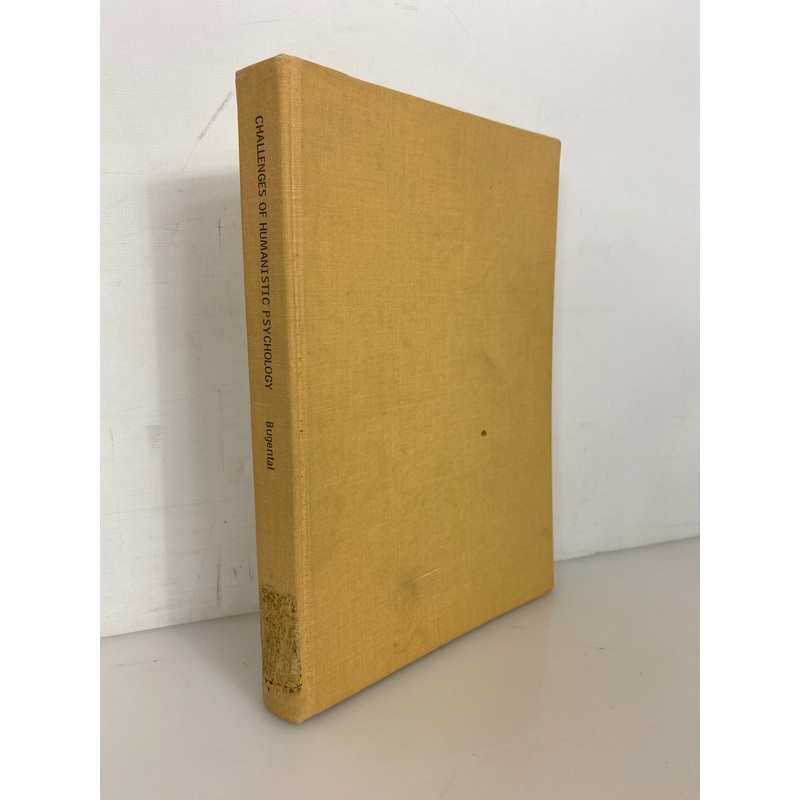 Challenges of Humanistic Psychology by Bugental 1967 Library Binding HC