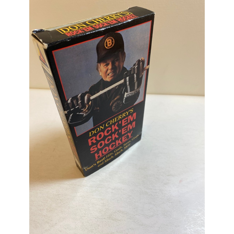 Don Cherry’s Rock’Em Sock’Em Hockey VHS 1989