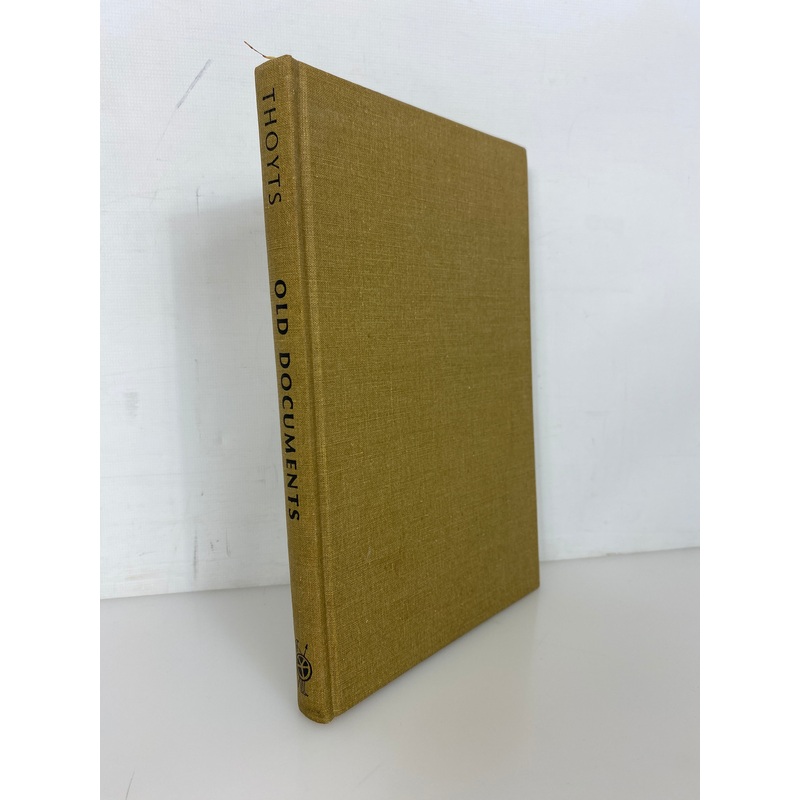 How to Decipher and Study Old Documents by Thoyts 1974 Classic Reprint HC