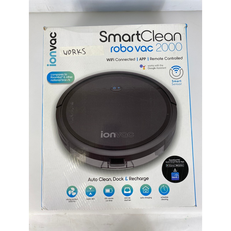 Ionvac SmartClean 2000 Robovac Wifi Robot Vacuum