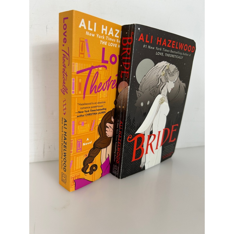 Lot of 2 Ali Hazelwood Romances: Bride & Love, Theoretically SC