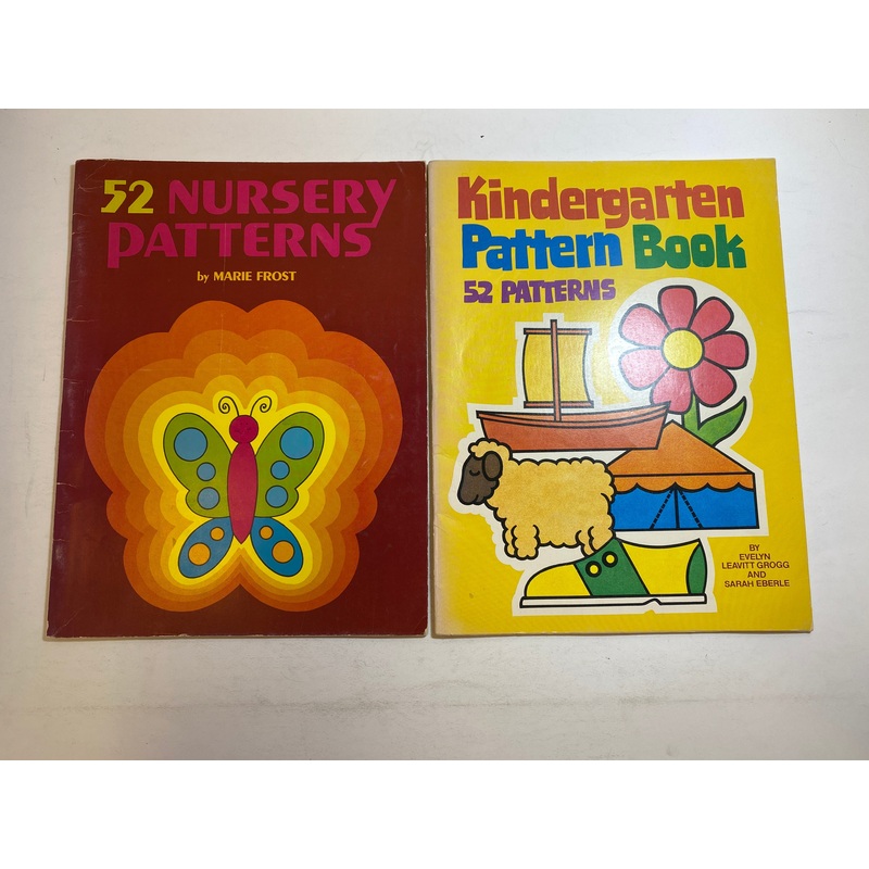 Lot of 2 Vintage Christian Nursery Pattern Books 1979-1980