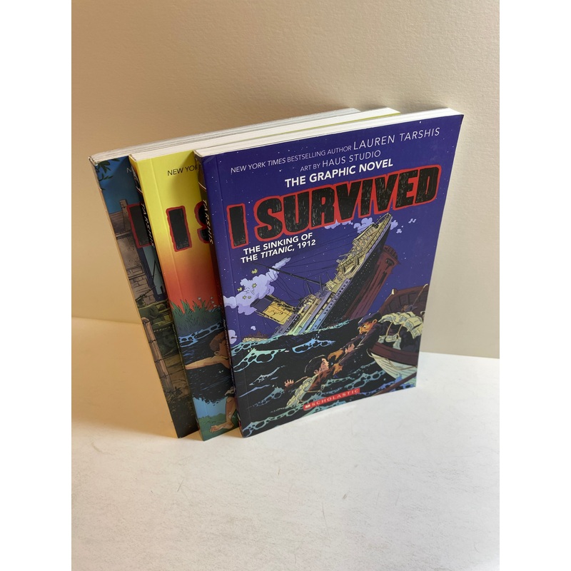 Lot of 3 I Survived Scholastic Books 2020-2021