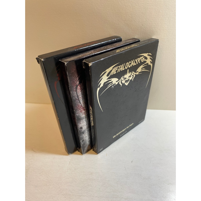 Lot of 3 Metalocalypse DVD Sets Seasons 1-3 2007-2010