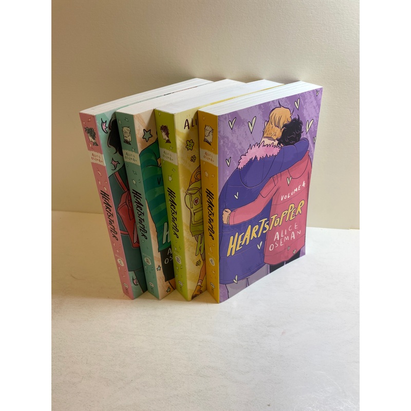 Lot of 4 Heartstopper Volumes 1, 2, 3, 4 2018-2022