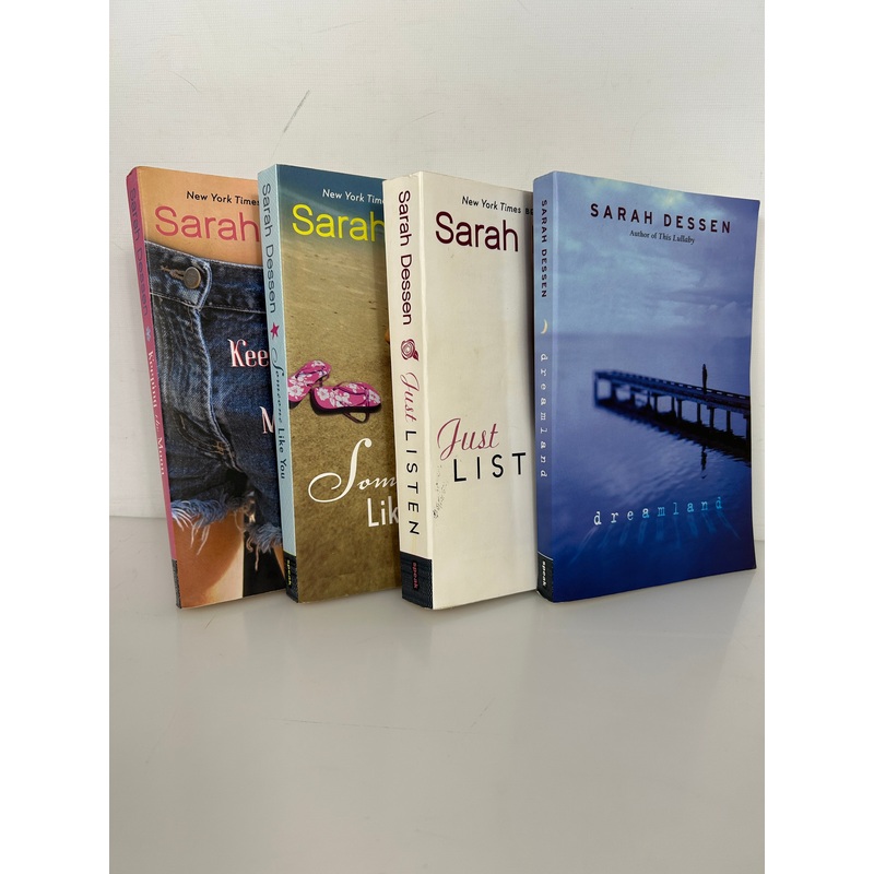 Lot of 4 Sarah Dessen YA Dreamland/Just Listen/Someone Like You/Keeping the Moon