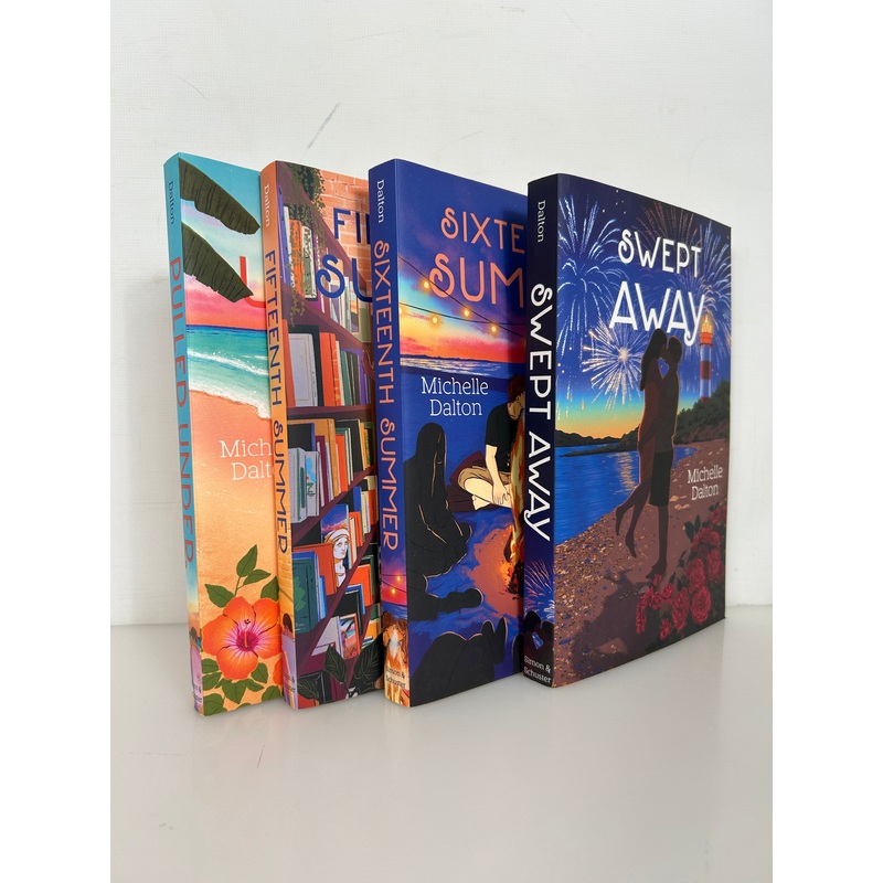 Lot of 4 YA by Michelle Dalton 15th/16th Summer, Swept Away & Pulled Under SC