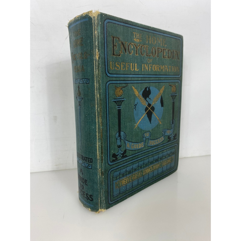 The Home Encyclopedia of Useful Information by Magner 1903 Antique HC