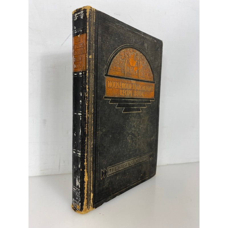 The Household Searchlight Recipe Book 1935 8th Printing Tabbed HC