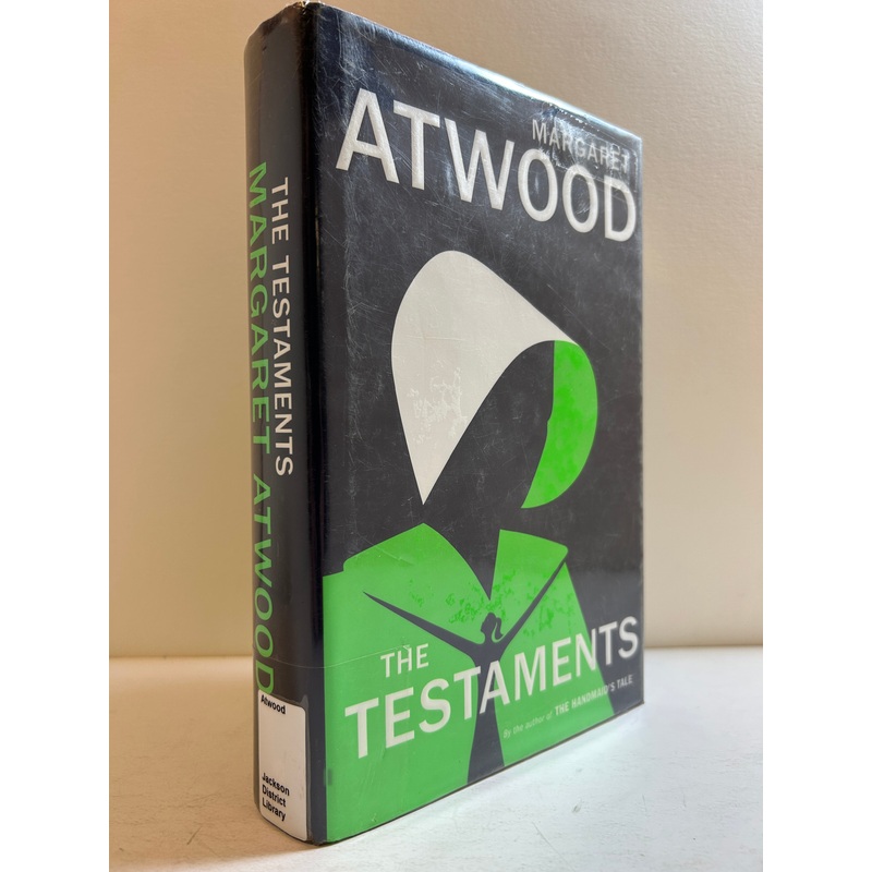 The Testaments: The Sequel to The Handmaid’s Tale Hardcover 1st Edition Ex-Library