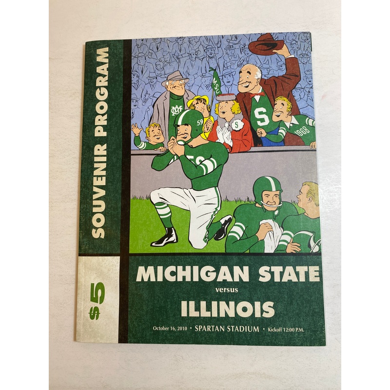 2010 Michigan State vs Illinois Football Program