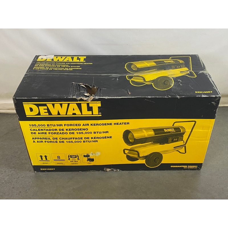 Dewalt 185,000 BTU/HR Forced Air Kerosene Heater *New*