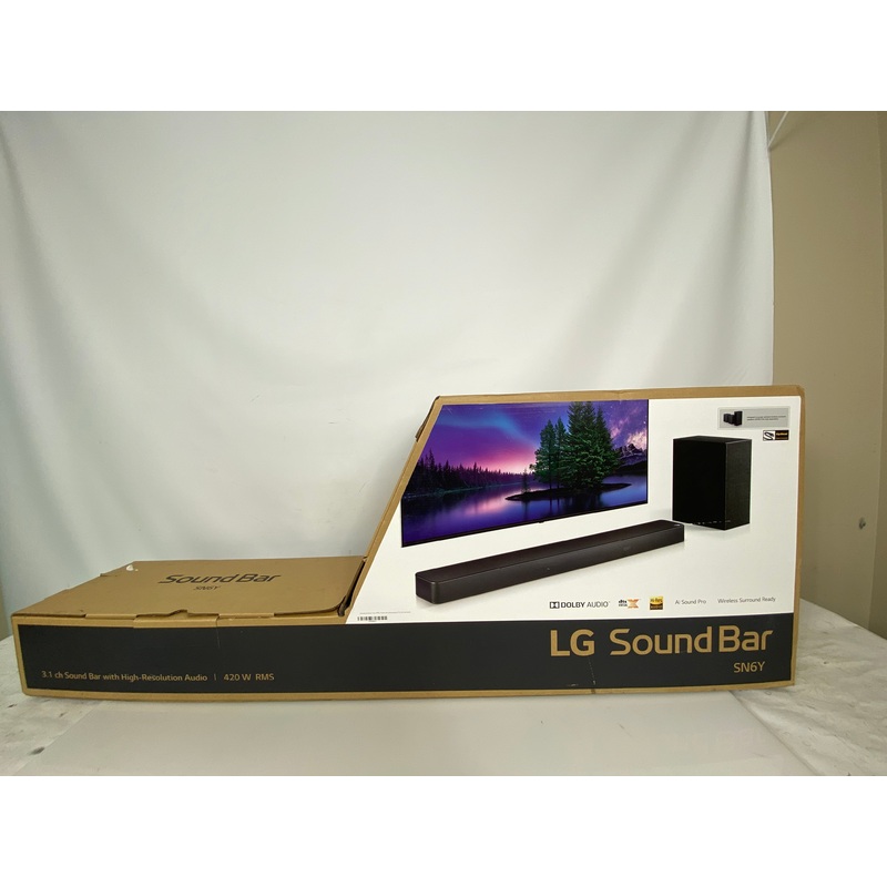 LG SN6Y 3.1 Channel High Res Audio Sound Bar *New*