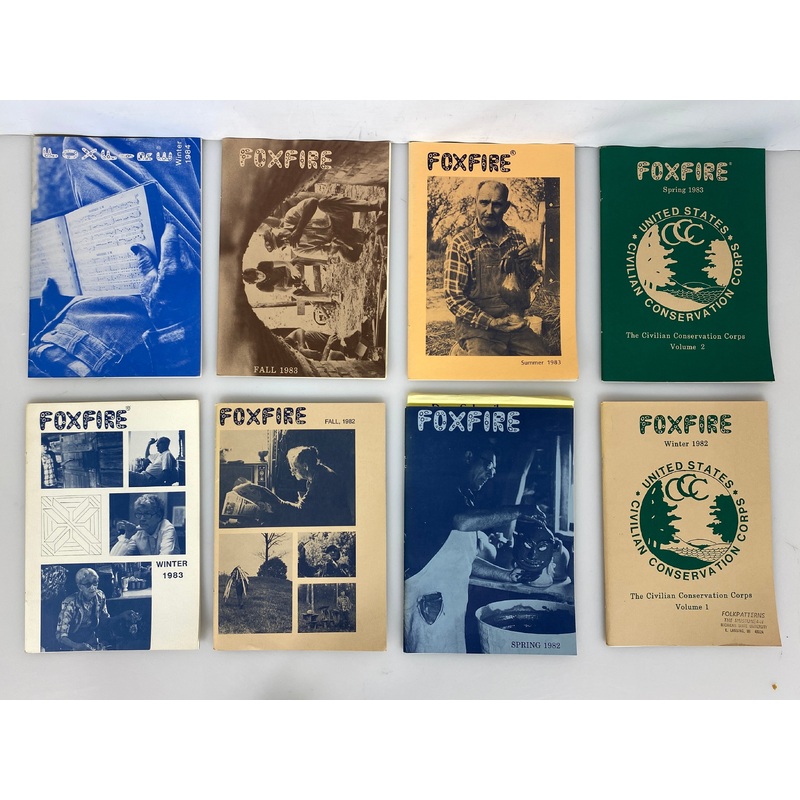 Lot of 10 Foxfire Magazines 1981-1984