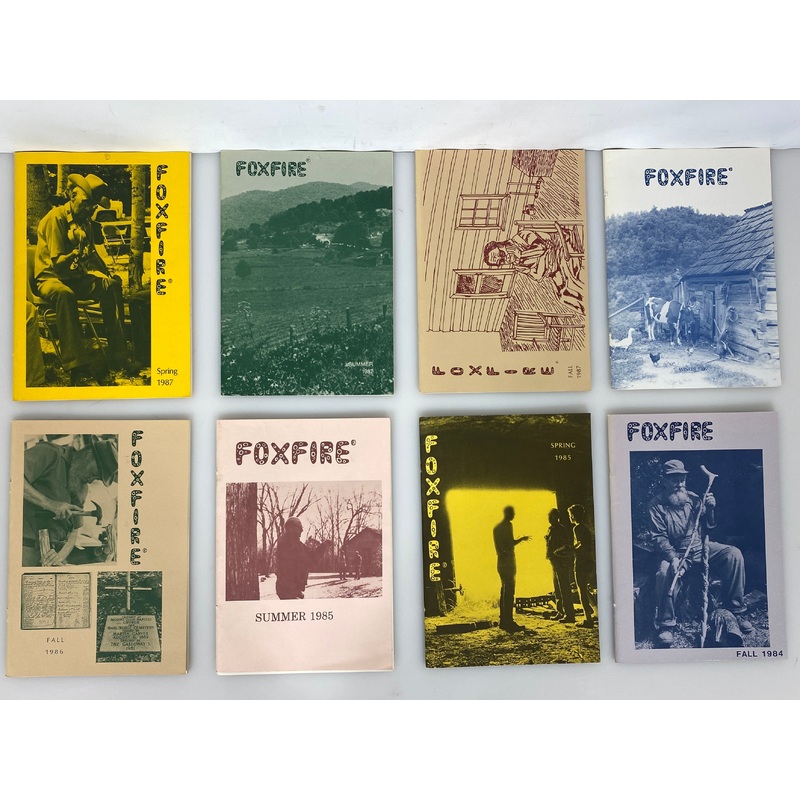 Lot of 10 Foxfire Magazines 1984-1987