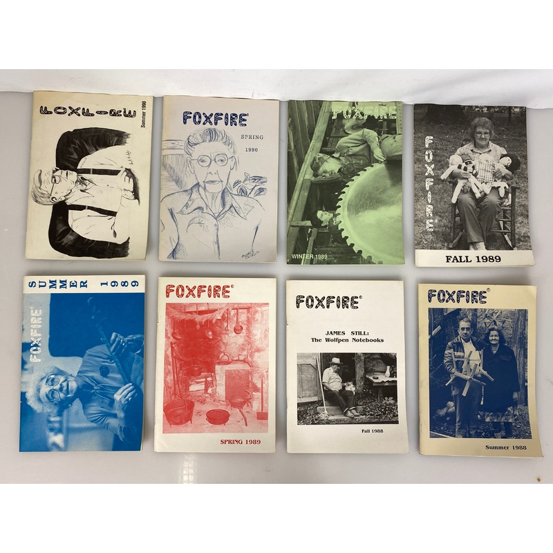 Lot of 10 Foxfire Magazines 1987-1990