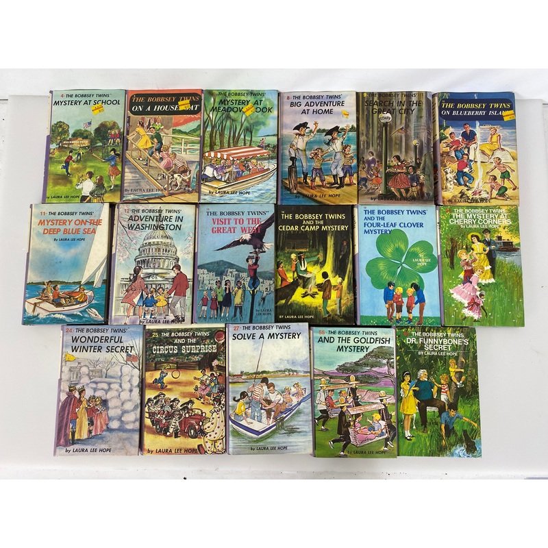 Lot of 17 Bobbsey Twins 1960-1980 HC