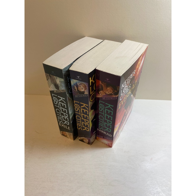 Lot of 3 Lost Cities SC Books 1-3 Shannon Messenger 2012-2014