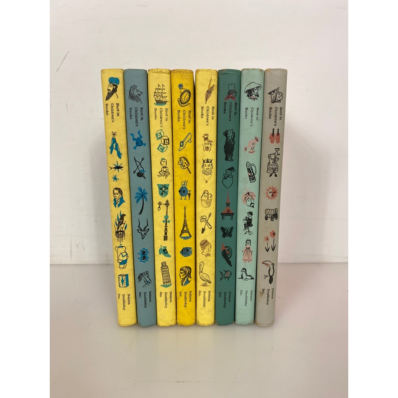 Lot of 8 Best in Children’s Books 1957-1963 Vintage HC
