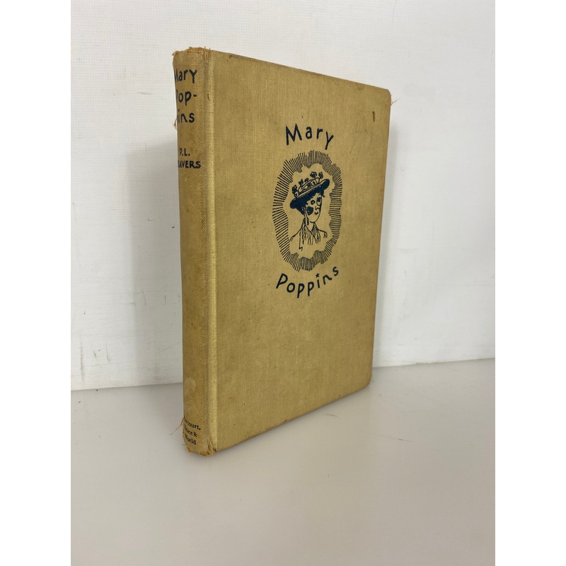 Mary Poppins by P.L. Travers 1962 Harcourt Brace & World Ex-Library HC