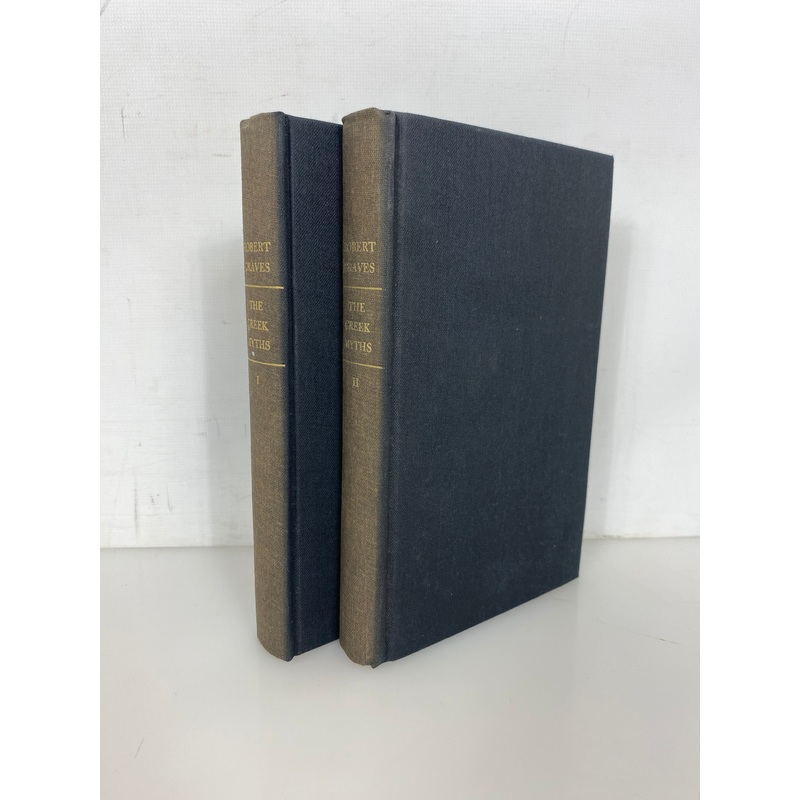 The Greek Myths by Robert Graves 1959 2 HC Volumes in Slipcase
