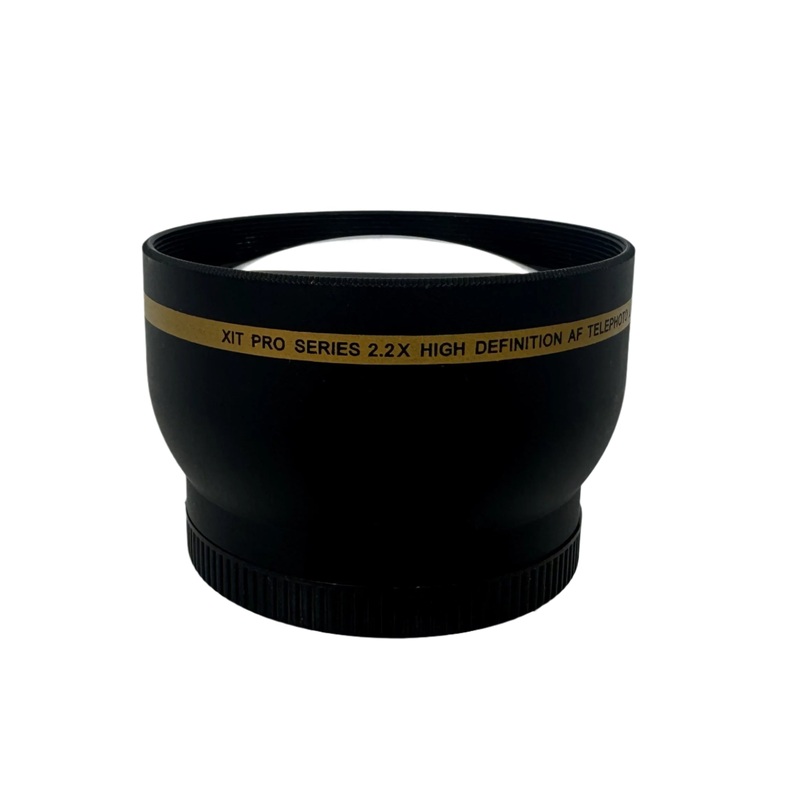 Xit Photo Pro Series 52mm Lens 2.2x High Definition AF Wide Angle Lens and Case
