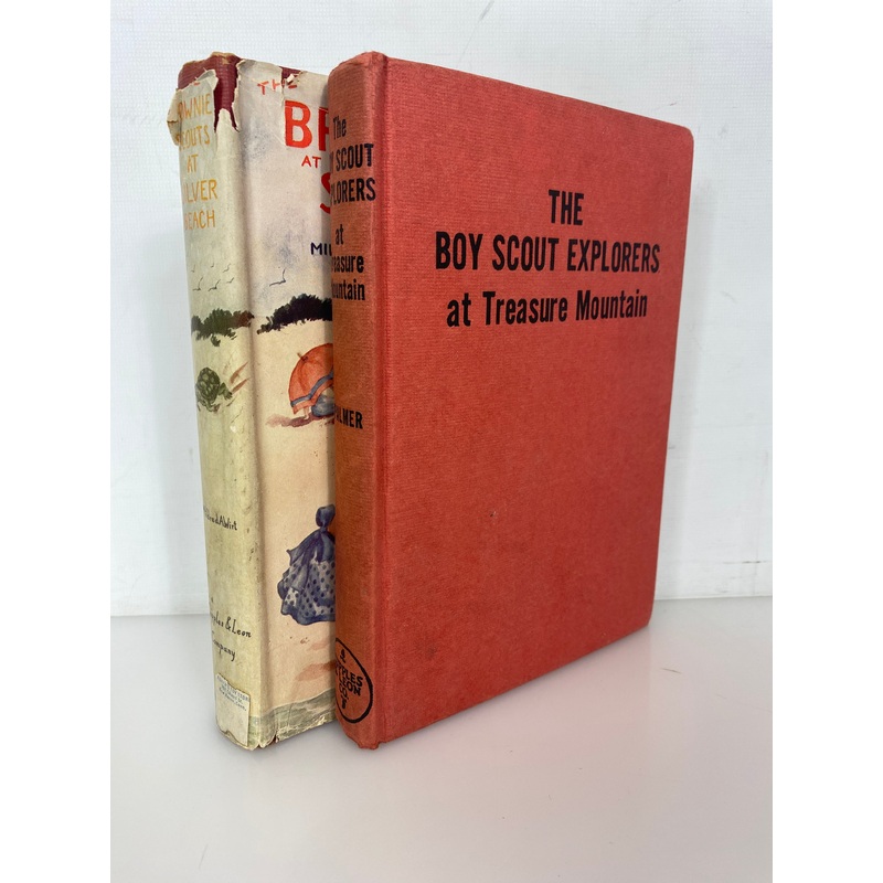 2 Vols: Boy Scout Explorers/The Brownie Scouts 1952-55 Vintage Adventure Stories