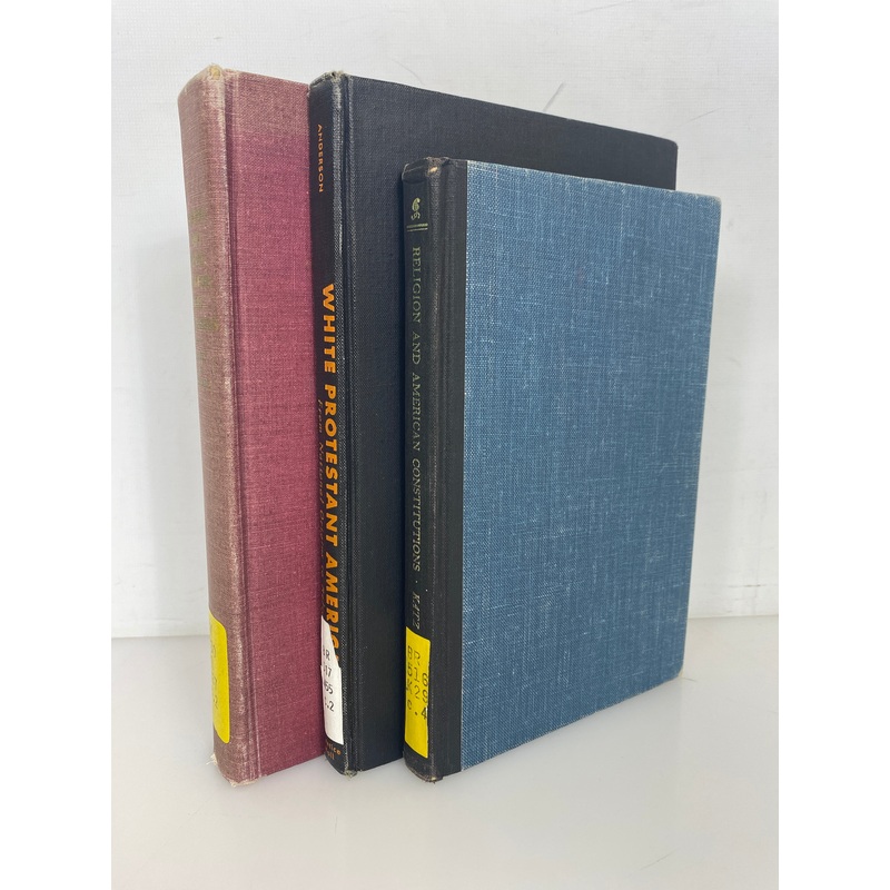 3 Volumes: Religion in America by Katz/Ehler/Anderson 1964-1970 Ex-Library HC