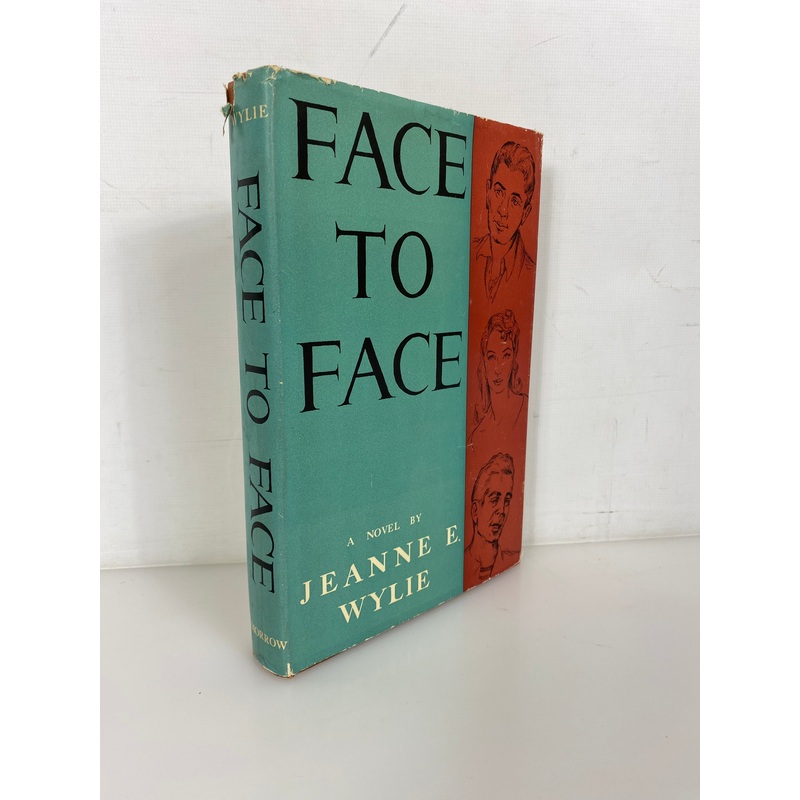 Face to Face by Jeanne Wylie Rare 1952 Vintage HC DJ