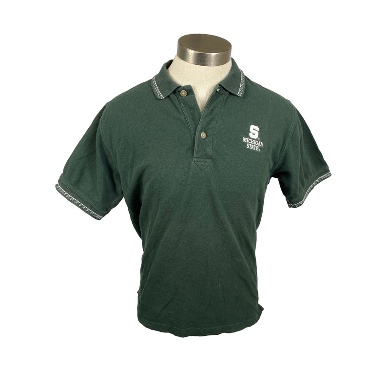 Green Michigan State Polo Men’s Size Small