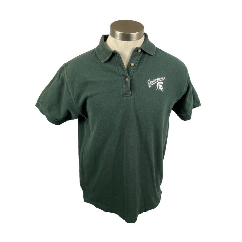 Green Michigan State Spartans Polo Men’s Size M
