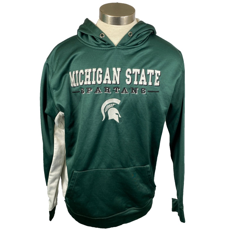 Green Michigan State Sweatshirt Unisex Size XL