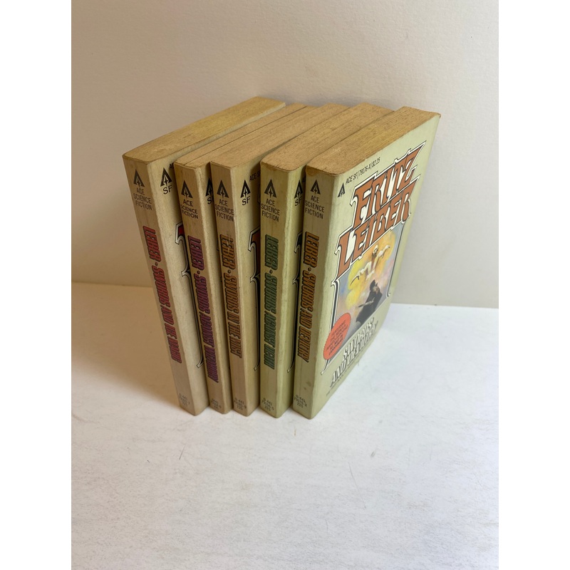 Lot of 5 Fritz Leiber Fafhrd Series 1970-1981