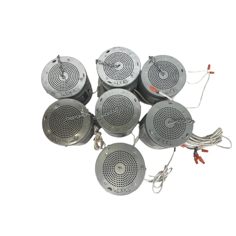 Lot of 7 Lencore Spectra Sound Masking System Ceiling Speakers