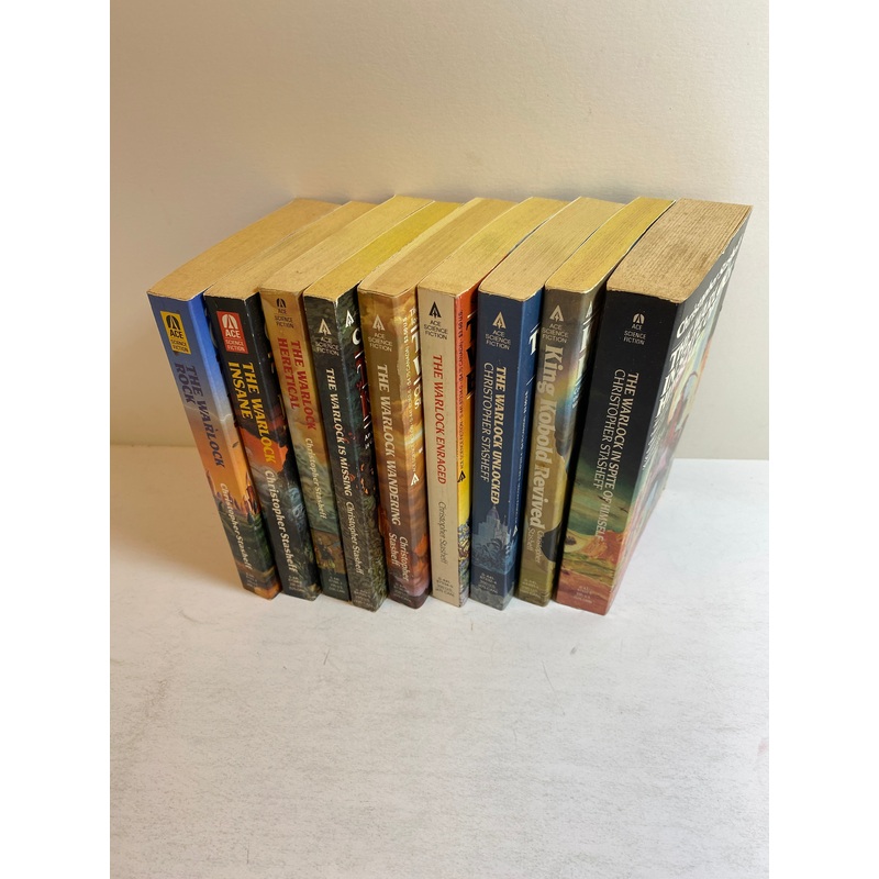 Lot of 9 Christopher Stasheff Warlock Series SC 1984-1990