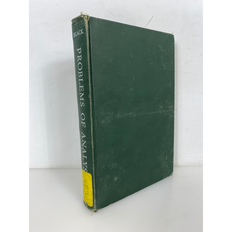 Problems of Analysis Philosophical Essays by Max Black 1954 Ex-Library HC