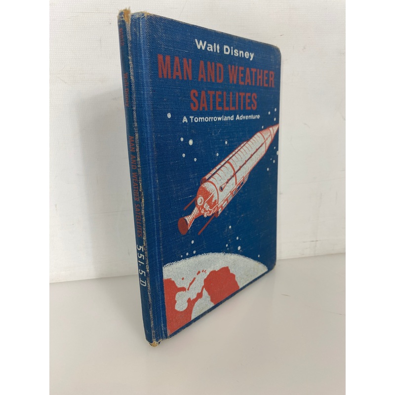 Walt Disney Man & Weather Satellites A Tomorrowland Adventure 1959 Ex-Library