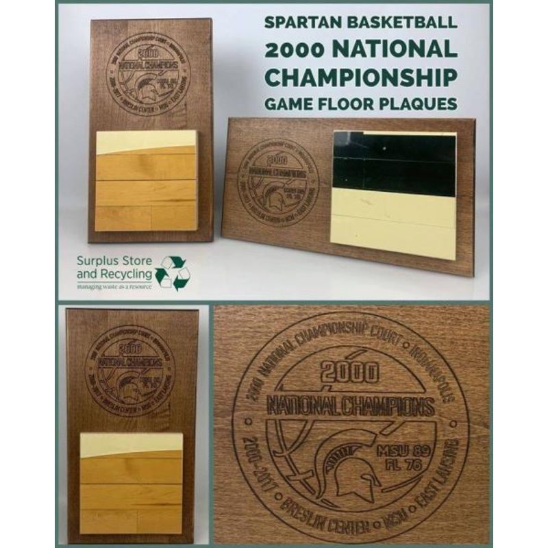 2000 Men’s Basketball Championship Floor Vertical Commemorative Plaque