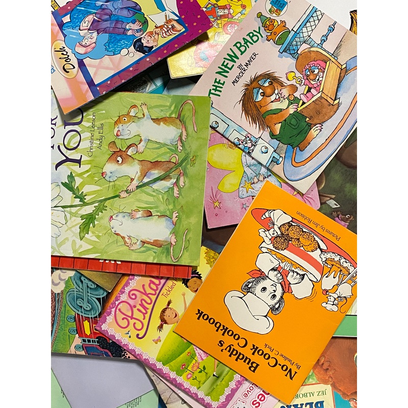 35 Pound Mystery Box of Children’s Softcover Books Over 150 Books