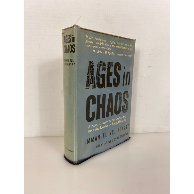 Ages in Chaos Vol I by Immanuel Velikovsky 1952 First Edition HC DJ