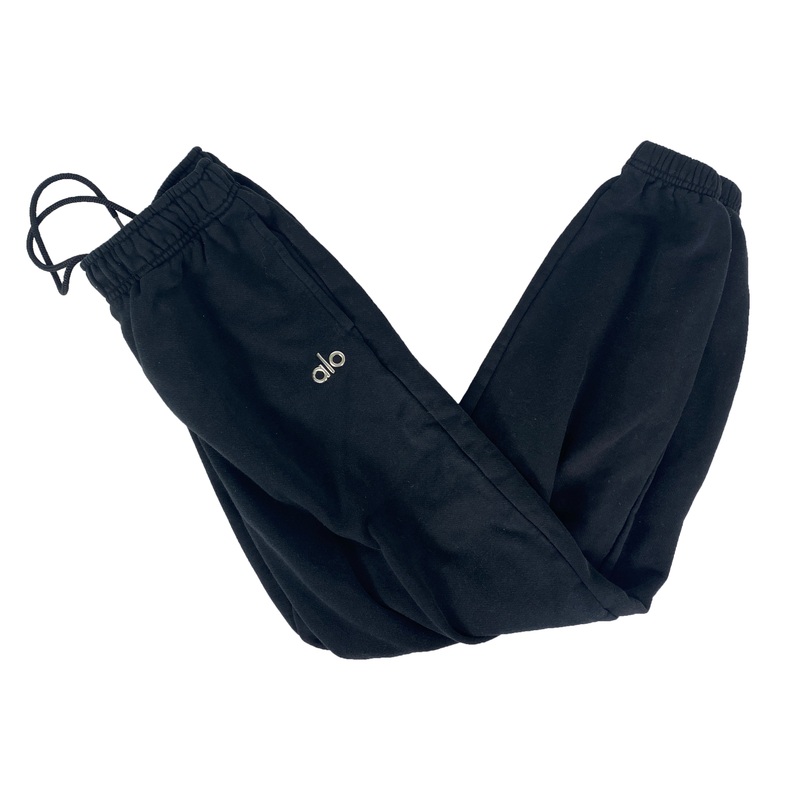 Alo Black Logo Joggers Women’s Size XS