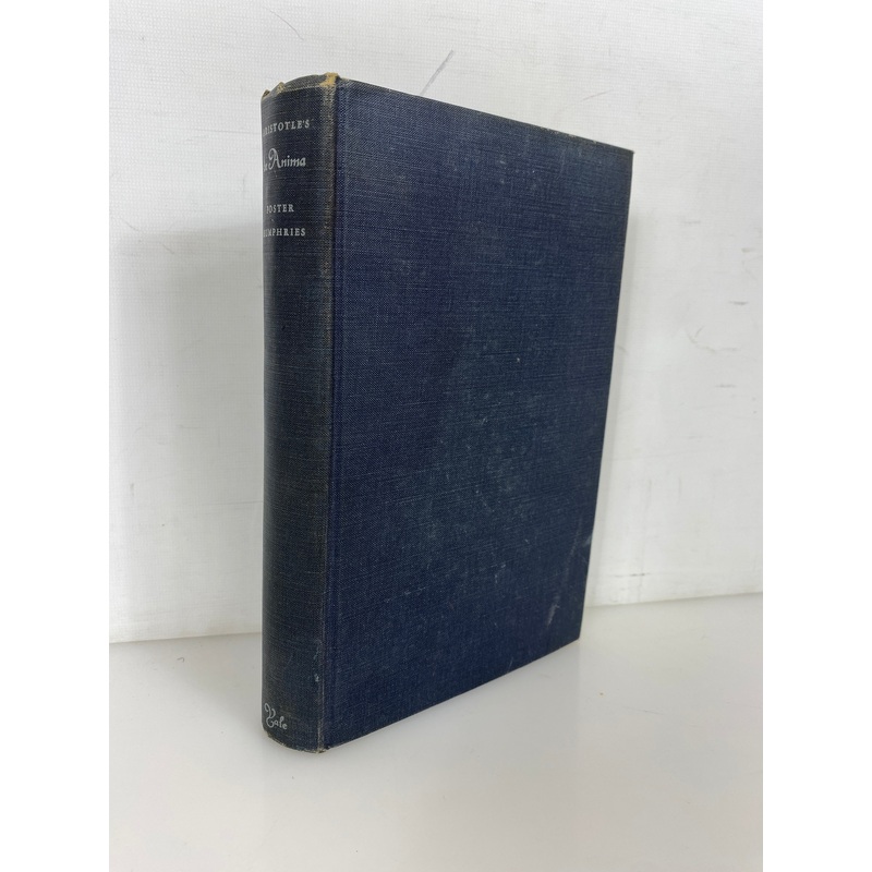 Aristotle’s De Anima Translated by Foster/Humphries 1951 Yale University HC
