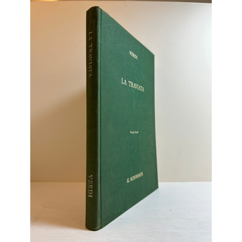 La Traviata by Verdi Bilingual Opera Score Schirmer HC