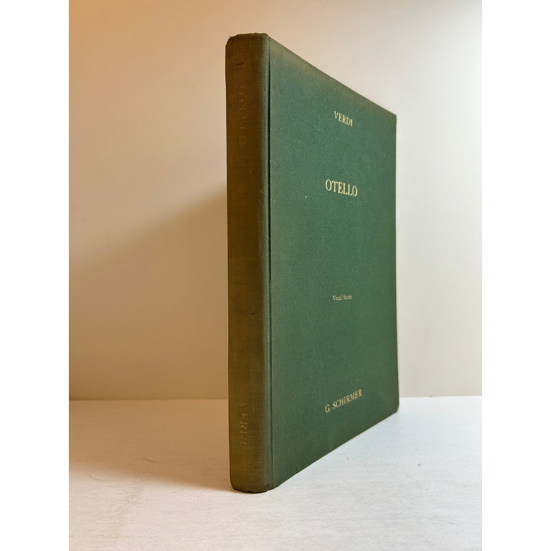 Otello by Verdi Bilingual Opera Score Schirmer HC