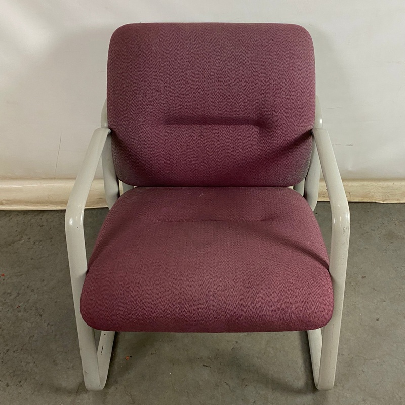 Steelcase Purple and Grey Chair